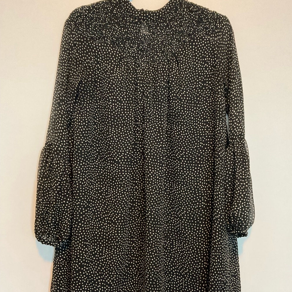 ZARA polka dot shift dress